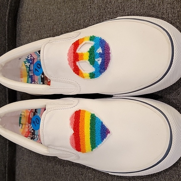 Sperry Men's Striper ll Slip On Pride Casual Boat Shoes Size 10 - Picture 8 of 8